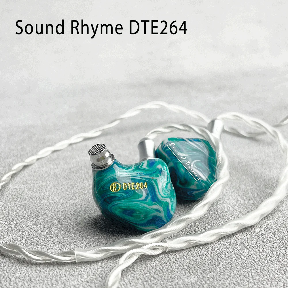 Sound Rhyme DTE264 In-Ear Earphone 2DD+6BA+4EST Knowles Sonion Balanced Armature Liquid Silicone Dynamic Driver HIFI Earphone