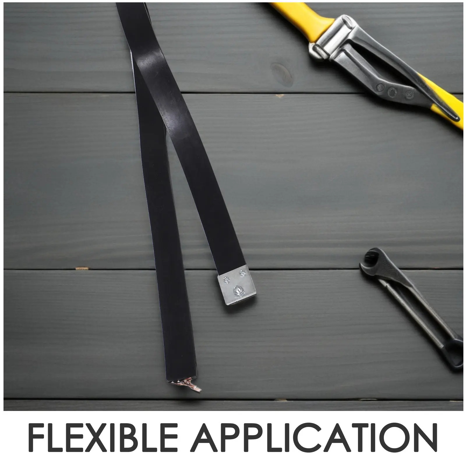 Static Strip for Trucks 63 Inch Rubber Electrostatic Wire Strap Heavy Duty Anti Static Grounding Strap Vehicle Safety