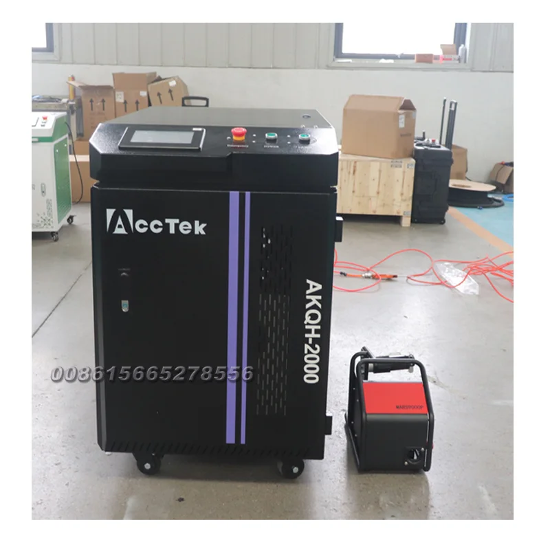 

AccTek Laser Welding 3in1 4in1 Cleaning Machines For Portable Water Cooling For Metal 1500W 2KW 3KW Laser Cleaner Welder Cutter
