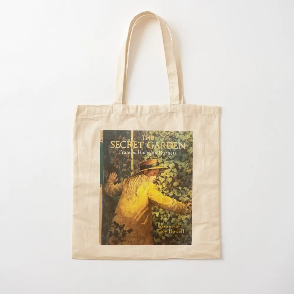 secret garden book cover Tote Bag Big bag women reusable shopping bag shopper women canvas Canvas Tote