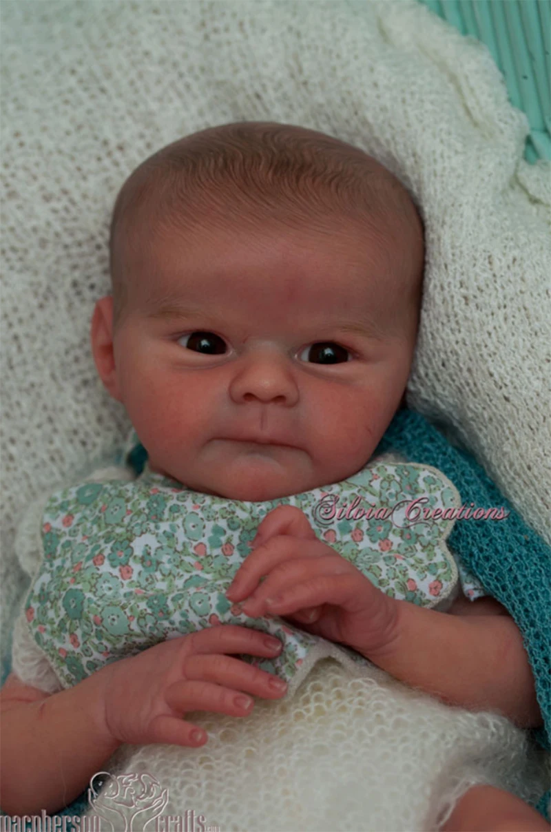 18inch Ayla Blank Reborn Baby Doll Kit, Unpainted Unfinished DIY Doll Components for Craft Artists
