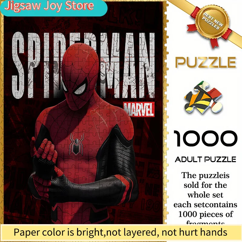 

Бесшовные пазлы с тематикой Человека-паука Marvel W1.7-51, с фоновым дизайном в стиле комиксов, изображающим Человека-паука в...