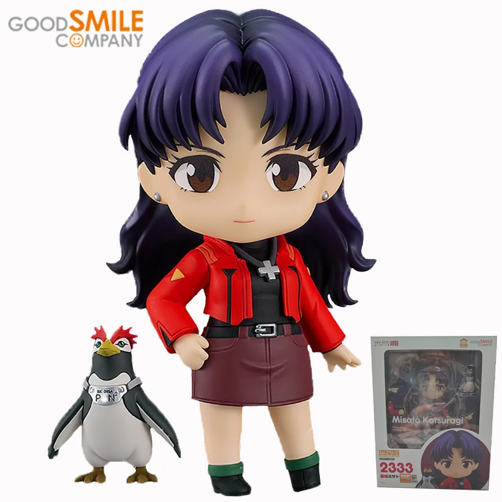 

Оригинал в наличии Good Smile Company Nendoroid ( # 2333) Evangelion Shin Gekijouban - Katsuragi Misato - украшение модели PenPen