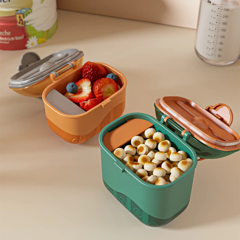 Baby Milk Powder Compartment Box Side Food Sealed Moisture-proof Storage Tank Portable Out