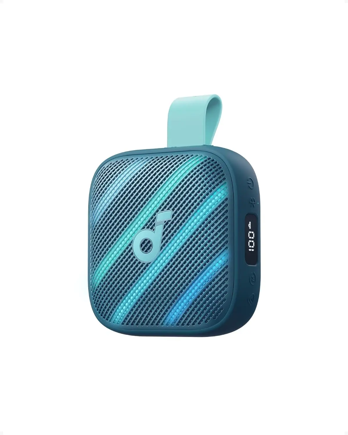 soundcore Boom Go 3i by Anker, tragbarer Lautsprecher mit 15W Sound, 24h Spielzeit, BassUp 2.0, Ladefunktion, Bluetooth 6.0, RGB Lichtshow, IP68 wasserfester Lautsprecher zum Wandern/Campen (Schwarz)