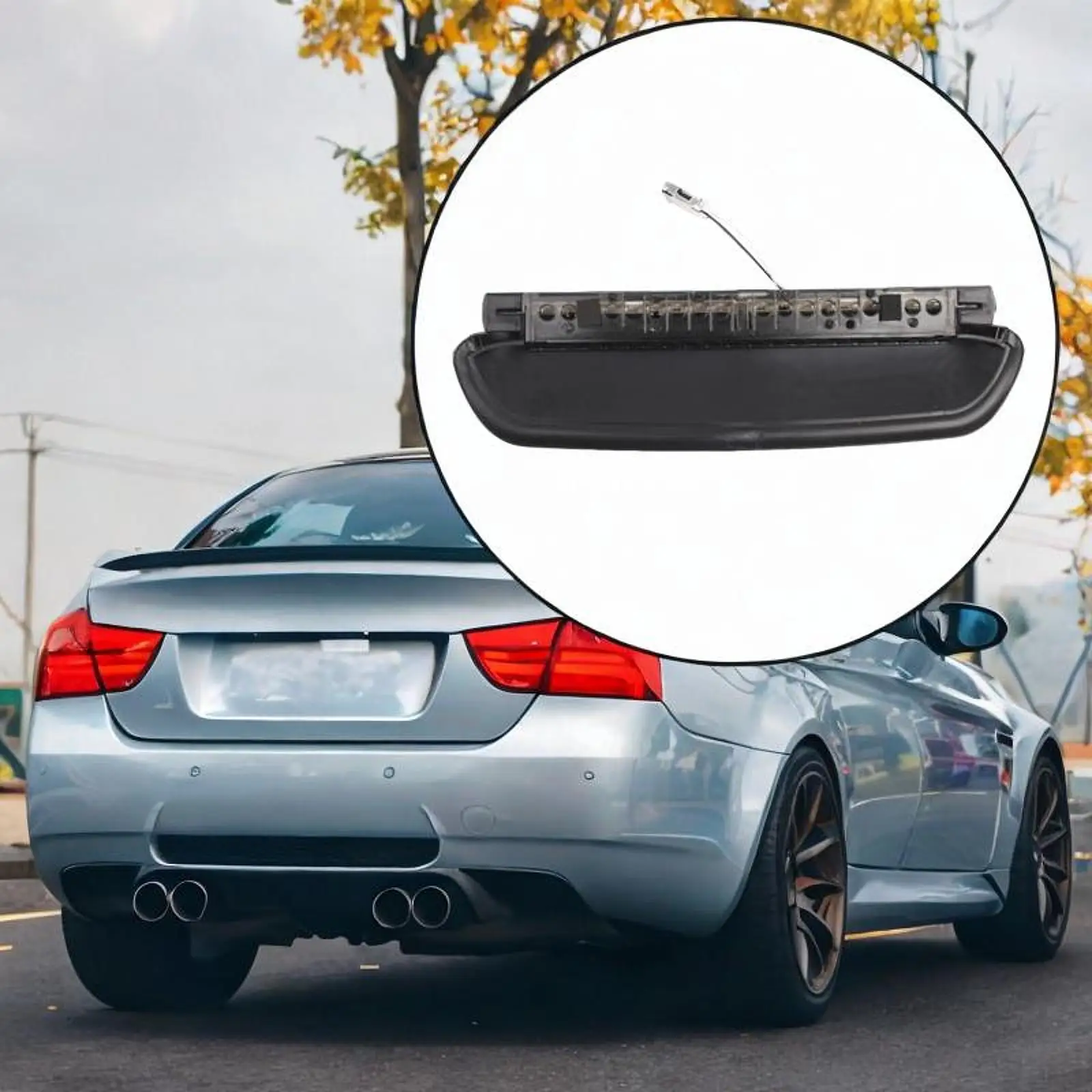 ضوء فرامل السيارة العالي 63257174630 ضوء الفرامل الثالث لسيارات BMW Three Series 63257146057 قطع غيار الصيانة البديلة