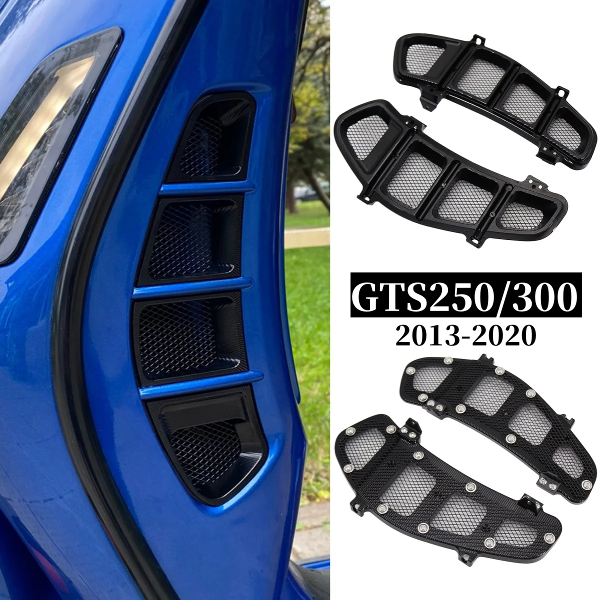 

Для VESPA GTS250 GTS 250 GTS 300 GTS 300 решетка радиатора мотоцикла защитная пленка Air Inler Grlds защитная крышка 2013-2020