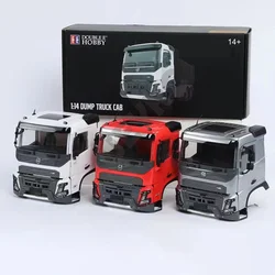 Podwójny zestaw obudowa samochodu z tworzywa sztucznego do kokpitu z otwartymi drzwiami do 1/14 Tamiya RC wywrotka VOLVO FMX akcesoria samochodowe