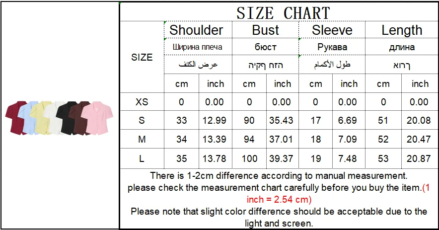 Guobioziy Women's Top 2026 New Style Round‑Neck Ruched Short‑Sleeve Buttoned Cropped Blazer Top Slim And Flattering French Chic
