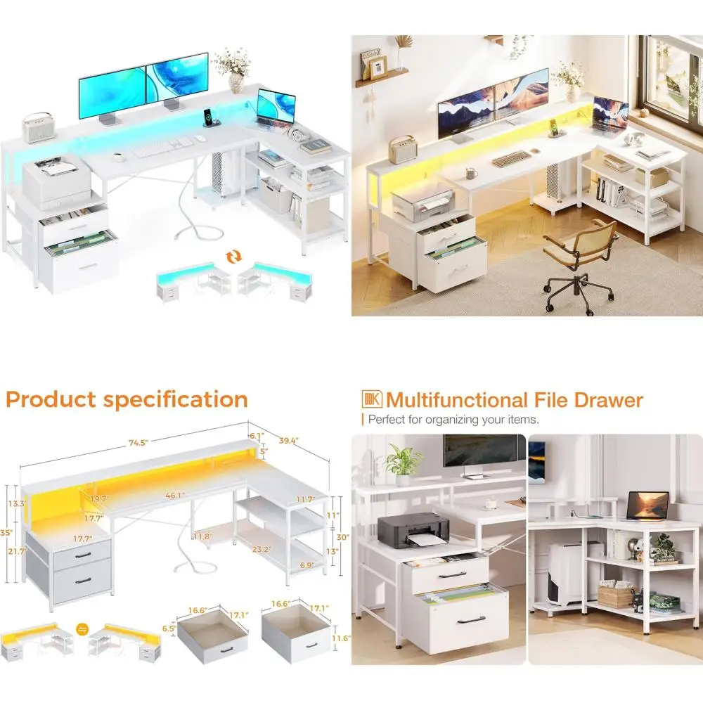 L-Shaped Computer D…