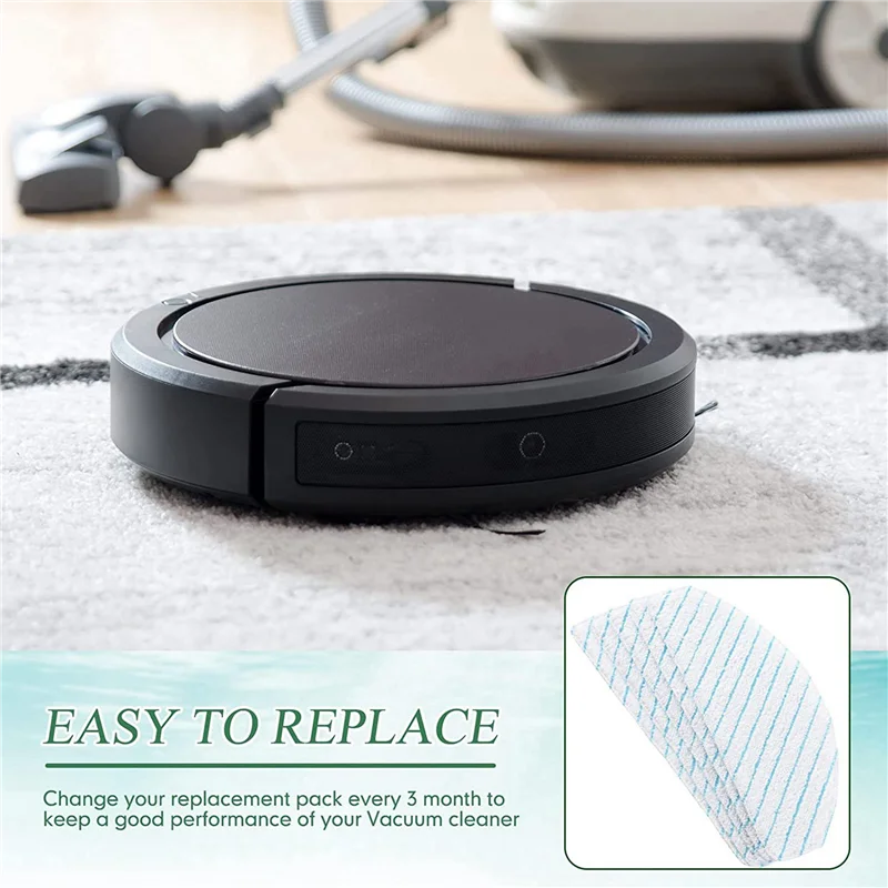 

BAAN-200 Pcs Disposable Mop Pads Replacement Mop Cloths Pads For Ecovacs T9 T9+ T8 T8+ T8 AIVI N8 N8 Pro N8 Pro+ Robot Vacuum