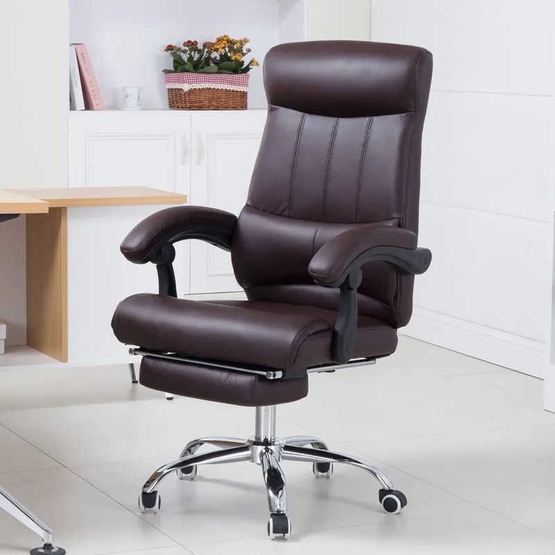 High-grade Office Style Leather Technology Fabric Be Used As Office Chair Computer Chair Home Bedroom Office Lift Leisure Chair
