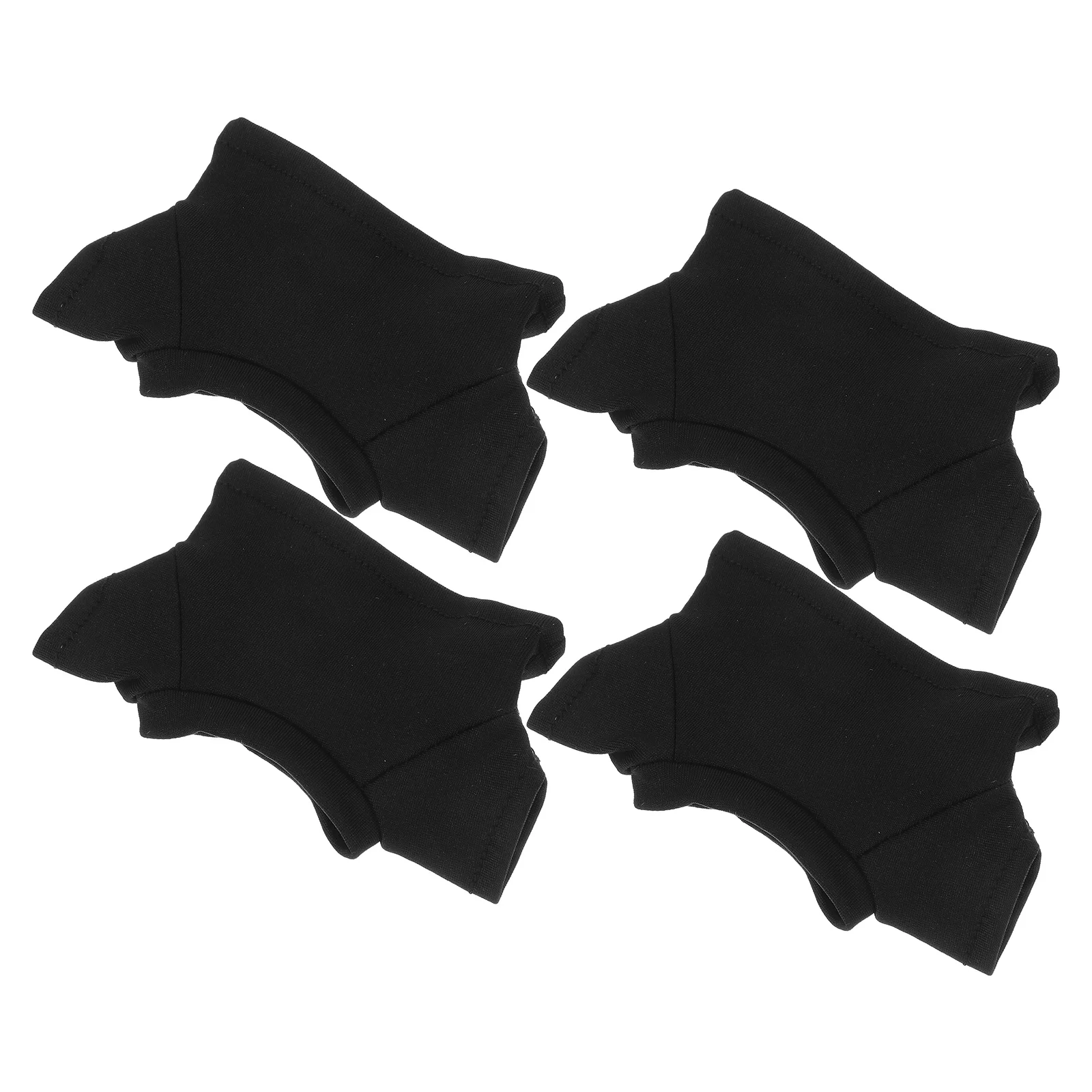 4 Pcs Kids Toys Bear Costume Clothes DIY Filling Shirt for Dolls Stuffed Clothing Bears Black