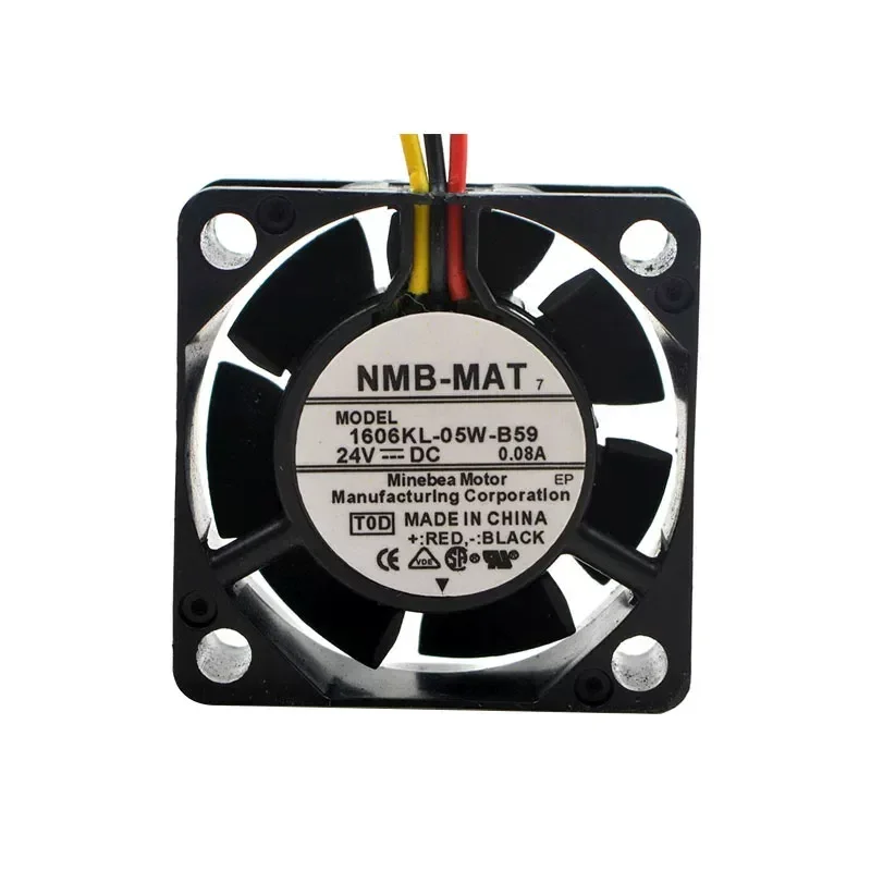 NMB 1606KL-05W-B59 24V 0.08A 40mm 4015 Cooling Fan for Fanuc Detection Signal
