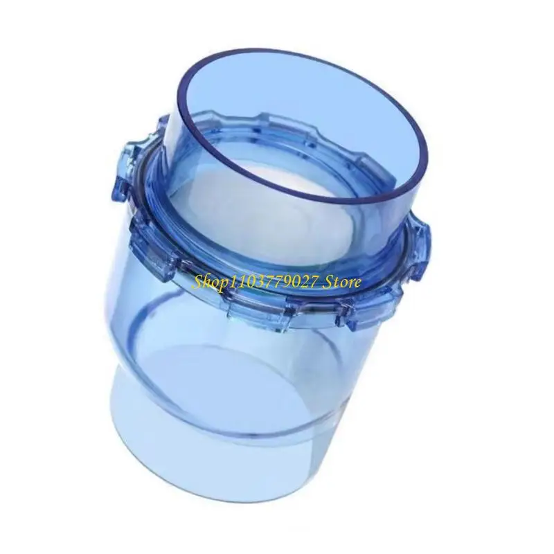 C4DF Clear PVC Not Return Gate Permanent Wastewater Regurgitation Prevention For Effluent Conduits 5cm 11cm