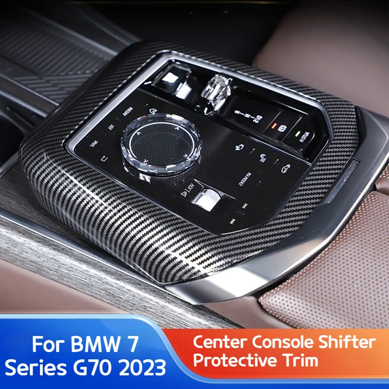 

For BMW 7 Series G70 2023 Car Interior modification accessories for the central control gearshift decorative frame accessories