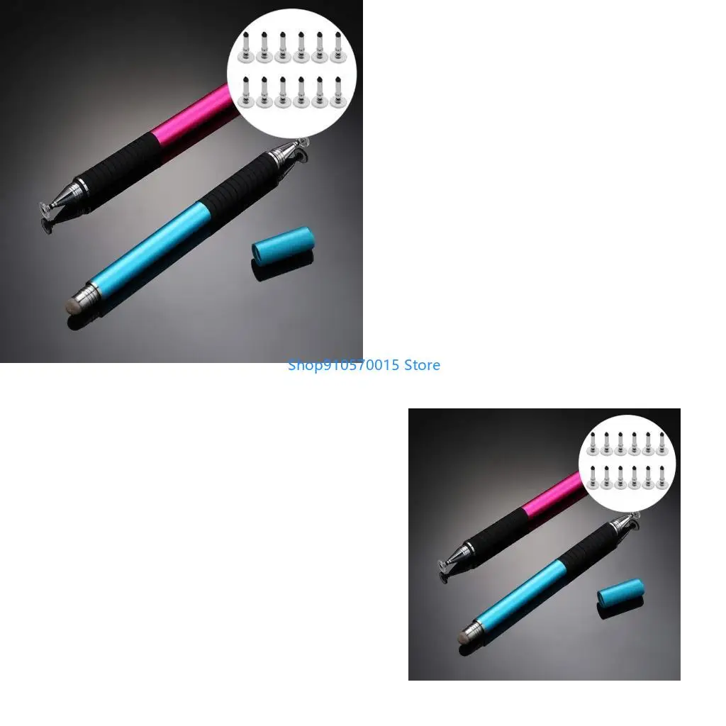

B95C 12 шт. сменный дисковый наконечник для стилуса, универсальный емкостный наконечник для сенсорного пера