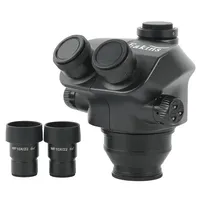 Simul Focal Trinocular Head 7-50X 3.5-100X Zoom Stereo Microscope WF10X/22mm Eyepiece For Phone PCB CPU Soldering Repair