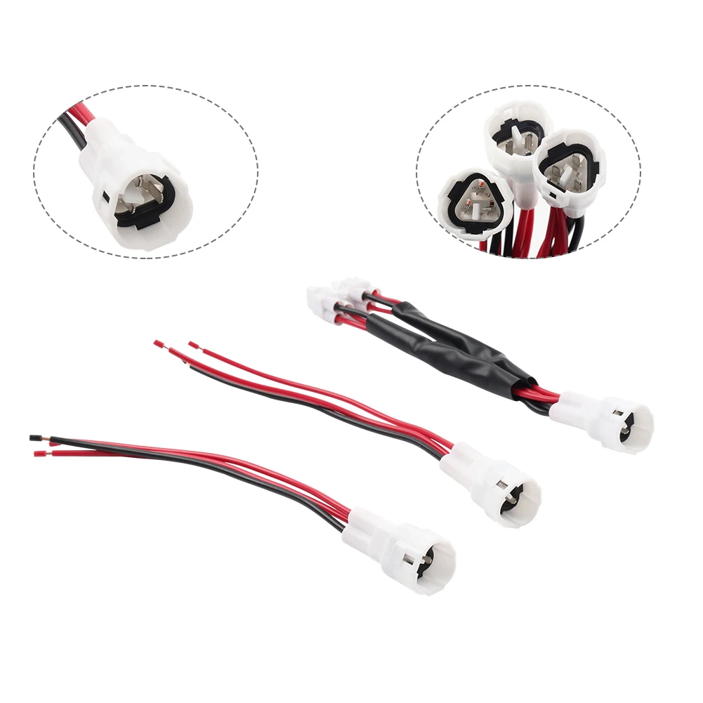 3Pcs Motorcycle Power Outlet Splitter Plug USB Charger Connector For Yamaha Tenere700 XTZ1200