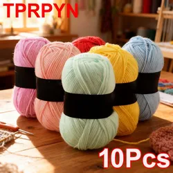 10Pcs/Lot Multi Color Cotton Knitting Yarn Soft Warm Crocheting Yarn for Hand Knit thread sweater hat scarf blanket amigurumi