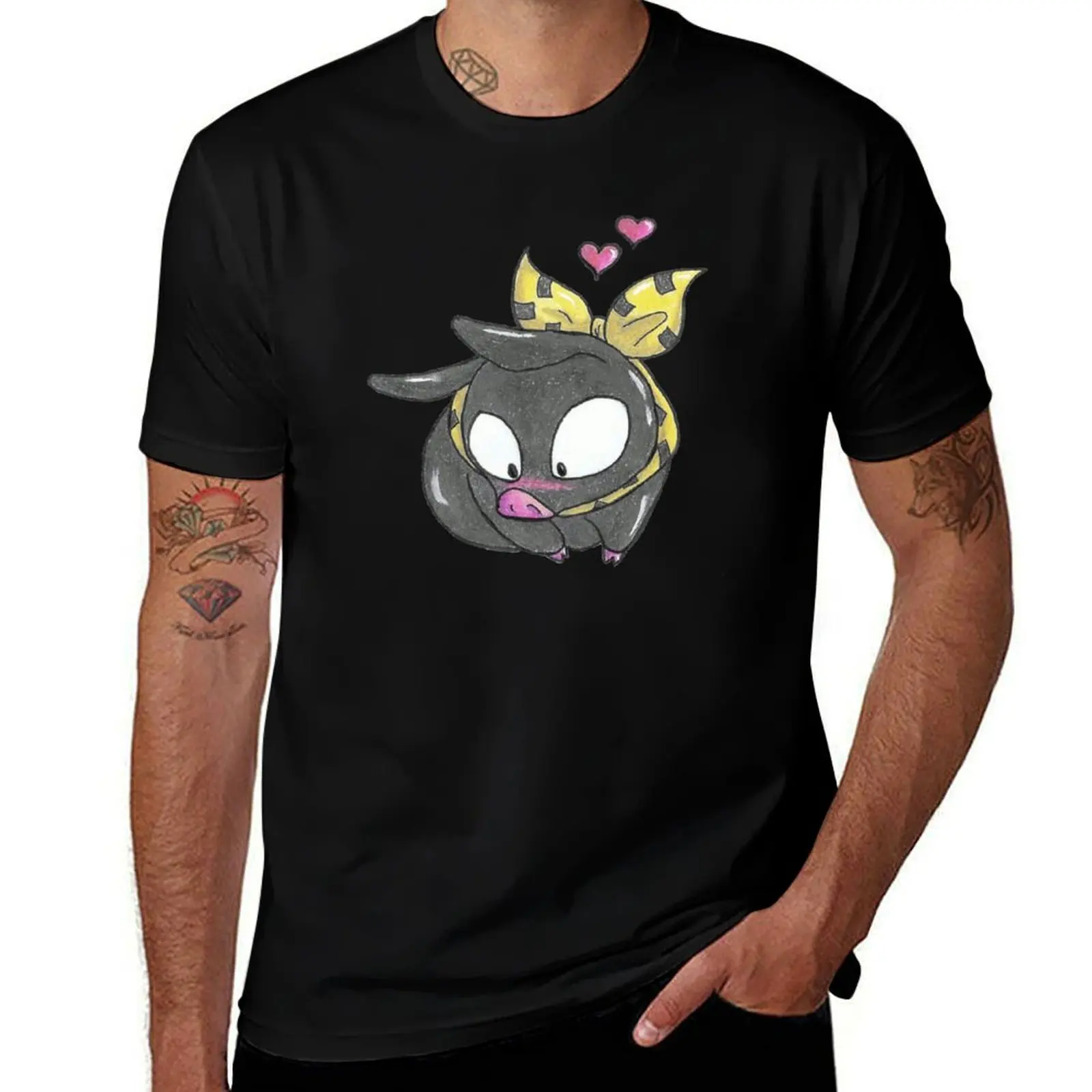 

P-Chan in love T-Shirt Daily Casual Short Sleeve Tee Shirt