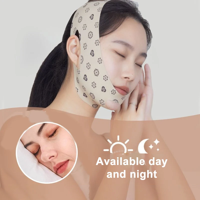 V หน้ากากรูป Double-Chin ลด Face Slimming BANDAGE Face Lifting เข็มขัดกระชับ Slim STRAP ต่อต้านริ้วรอย Skin Care เครื่องมือ
