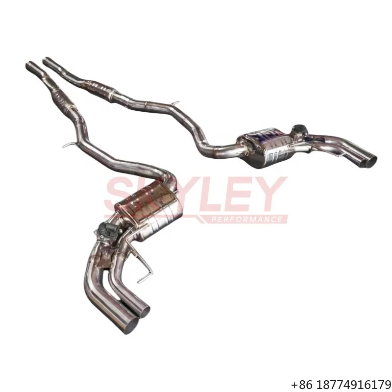 

Выхлопная система Catback из нержавеющей стали с клапаном для S63 S500 S550 COUPE C217 2013-2017, выхлопные трубы в коробке, 1 шт., минимальный заказ