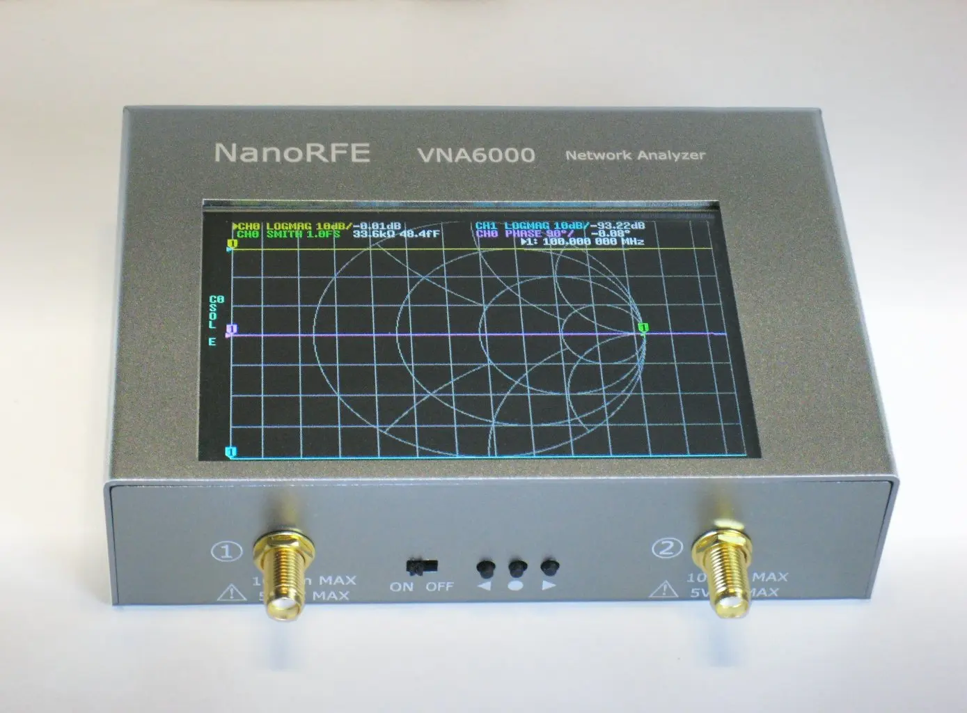 Original Nanorfe Nanovna V3 Vna 50khz - 6ghz Vna6000 Portable Network Analyzer Designed By Hcxqs Group