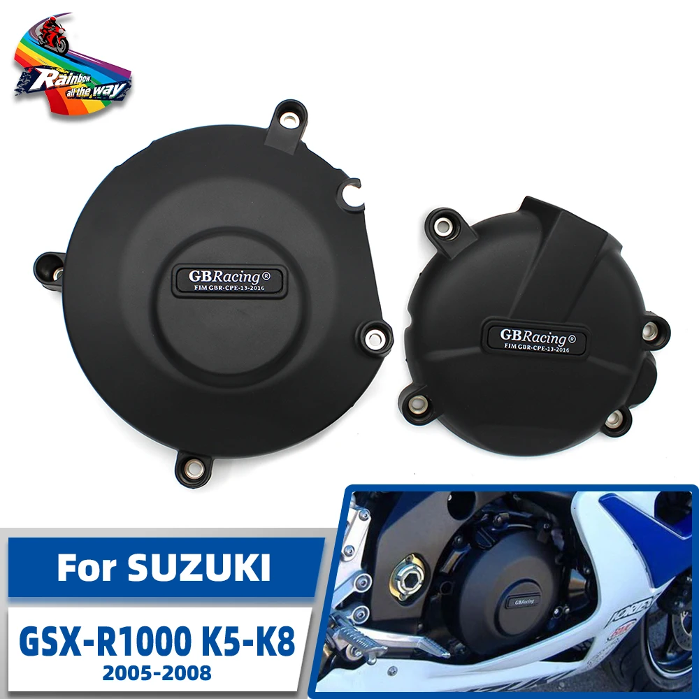 

For Suzuki GSX-R1000 GSX-R GSXR 1000 GSXR1000 K5 K6 K7 K8 2005-2008 Motorcycle Accessories Engine Cover Clutch Cover Protection