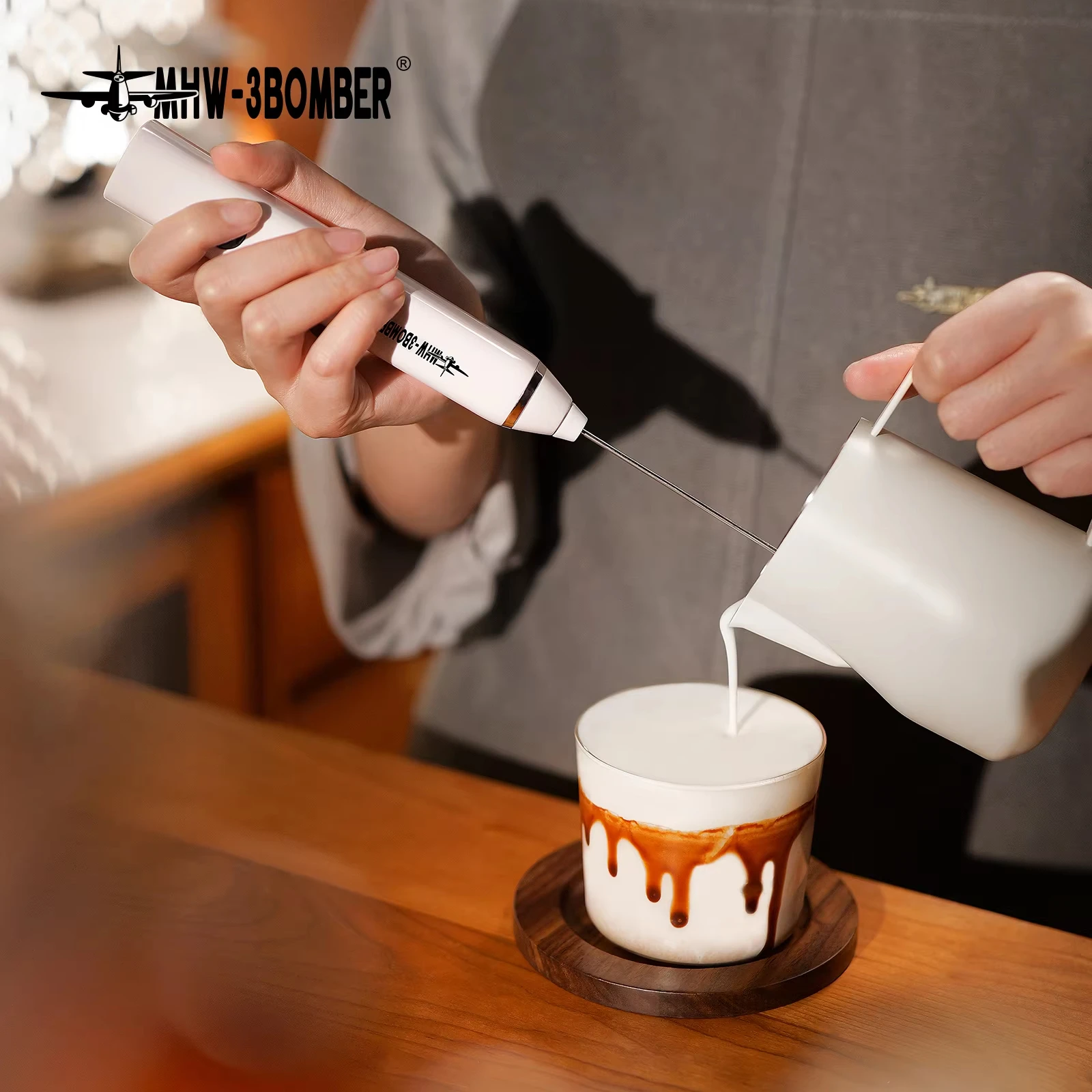 1 electric food mixer, egg beater, rechargeable 3-speed handheld milk frother, coffee machine, kitchen batter and cream maker