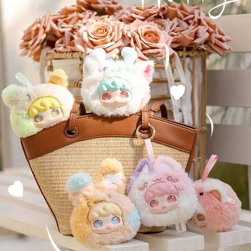 

Новинка 2025 года, Domi Spell The World Surprise, слепая коробка, плюшевая сумка, подвеска, декоративные украшения, кукла, подарок для девочки, коллекционные куклы