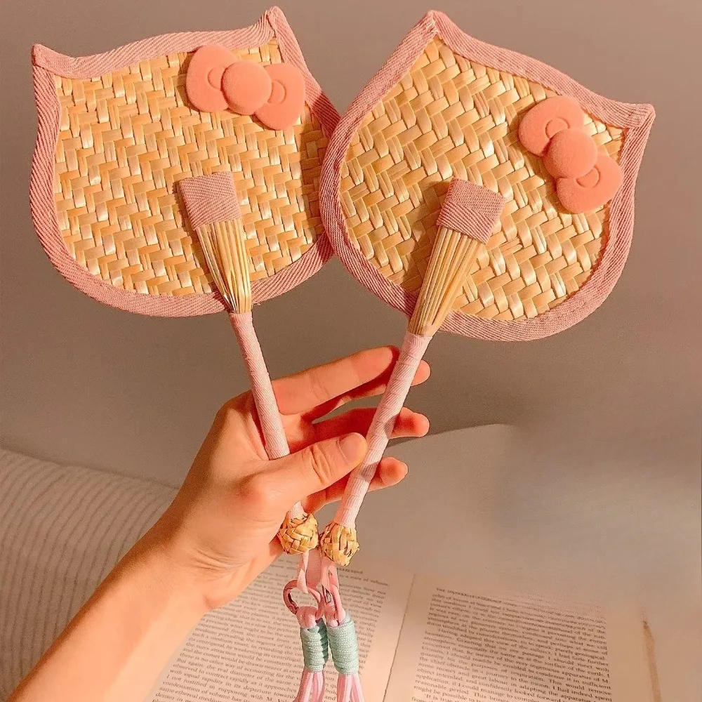 1 à 5 ventilateurs portables mignons tissés à la main, parfaits pour l'été, les fêtes de plage, les anniversaires, les mariages, les carnavals, les cadeaux, les accessoires photo et les objets promotionnels