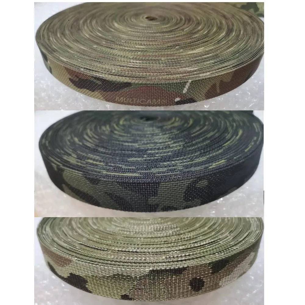 Multicolor Jacquard Ribbon DIY Molle Waistband MC CB RG BK WG MC MCBK Approximately 45M Long 25mm Wide