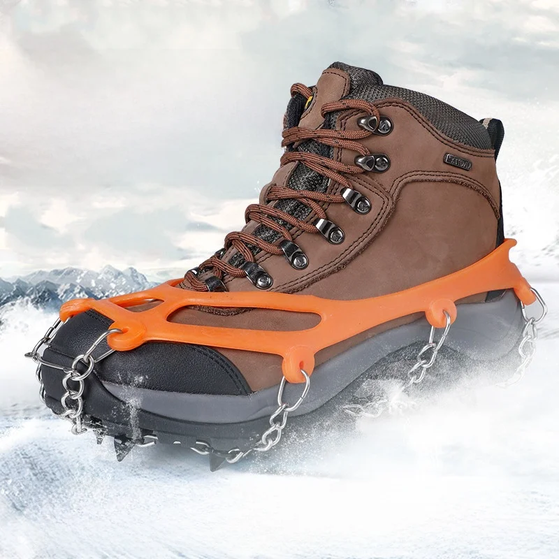 

Нескользящие чехлы oe для скалолазания по снегу и льду, легкие, простые в использовании, 8-зубчатые, для скалолазания на открытом воздухе и альпинизма...