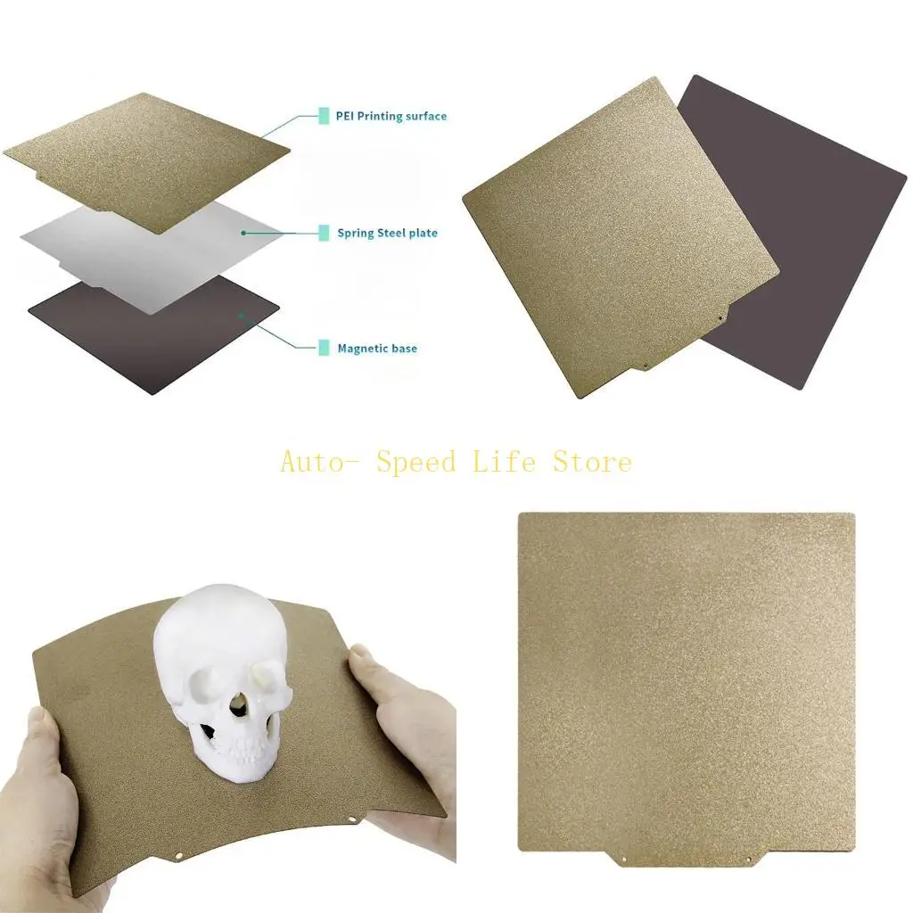 

02DA PEI Sheet Double Side Textured Smooth PEI Bed for Ender 3 Ender 3 V2