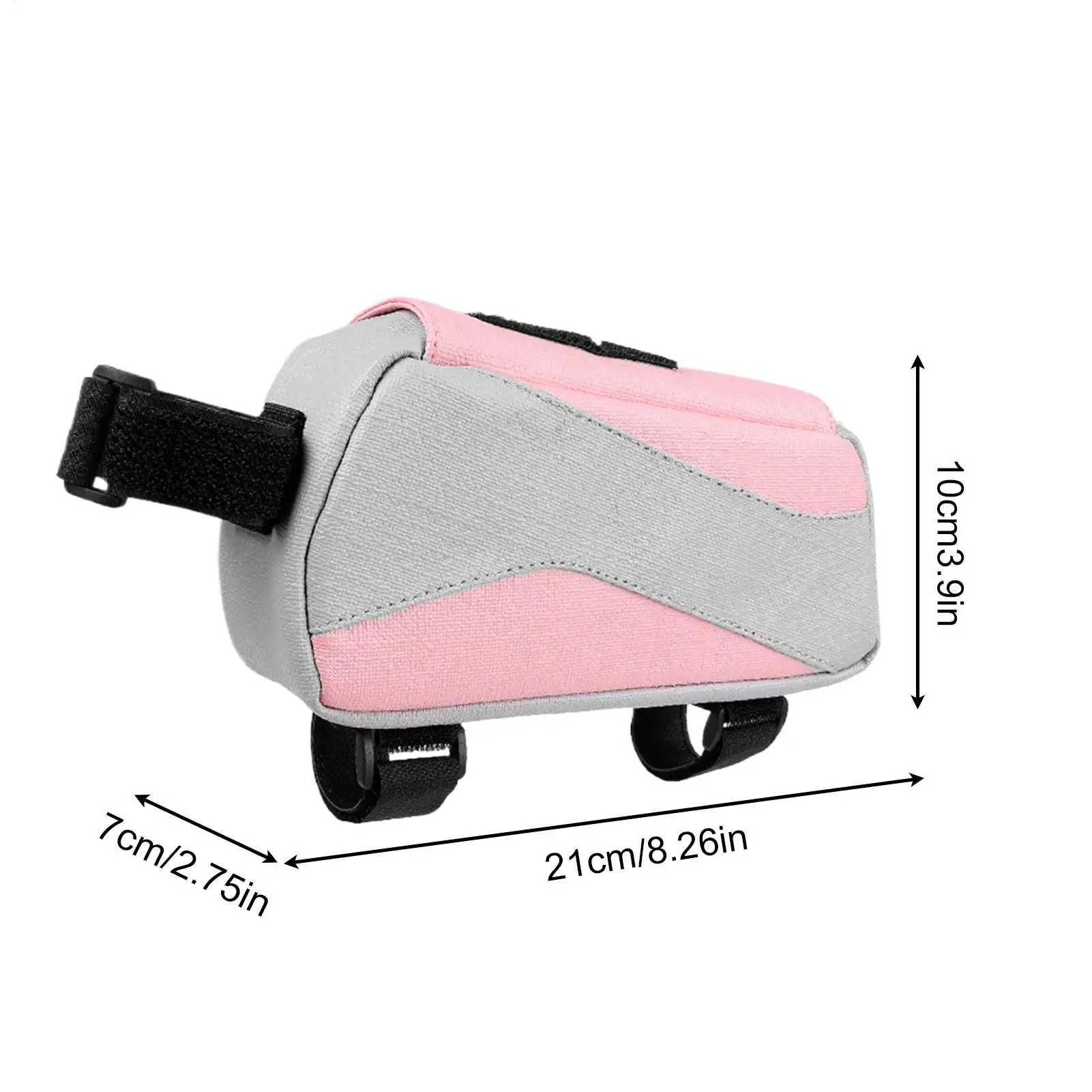 1L Bike Frame Bag Front Triangle Storage Pouch for Bicycle, Travel Hiking Mountain Road Commuting for Men Women