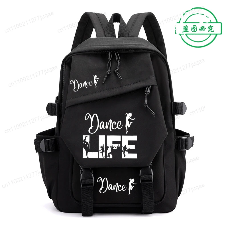 

Dancing Print Children Girl Backpack School Bag Dance Heartbeat for Kid Child Teenage Primary Schoolbag Dancer Kawaii Bookbag