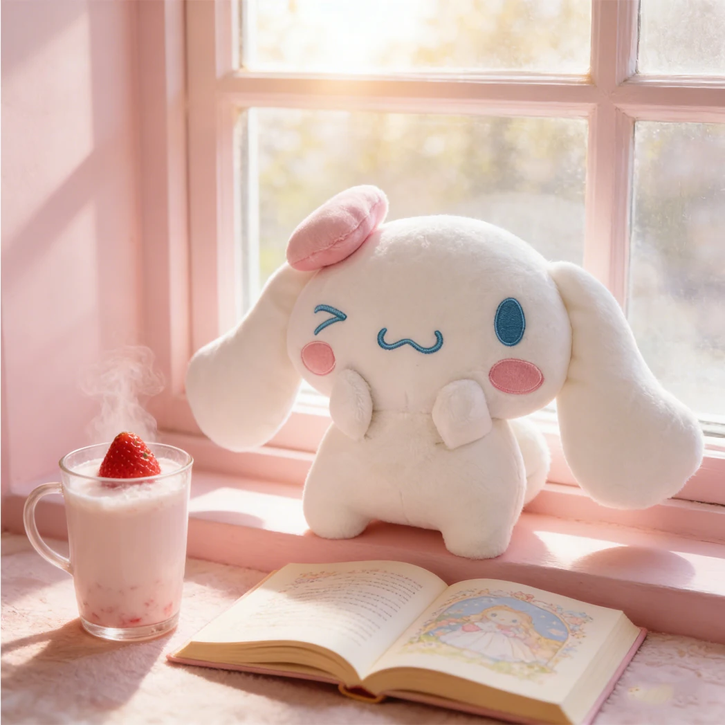 

2026 New Sanrio Cinnamoroll Plush Toy Cute Cartoon Character High Quality Doll Kawaii Soft Pillow Children Birthday Holiday Gift