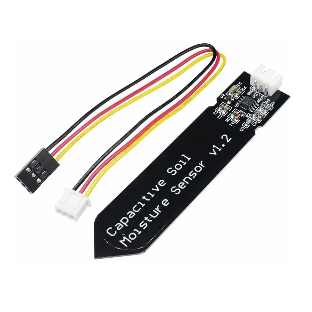 Sensor capacitivo de umidade do solo., resistente à corrosão, para detecção de umidade do arduino, rega de jardim, diy.