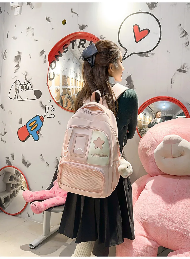 Kawaii Starry Preppy Harajuku Ita Backpack
