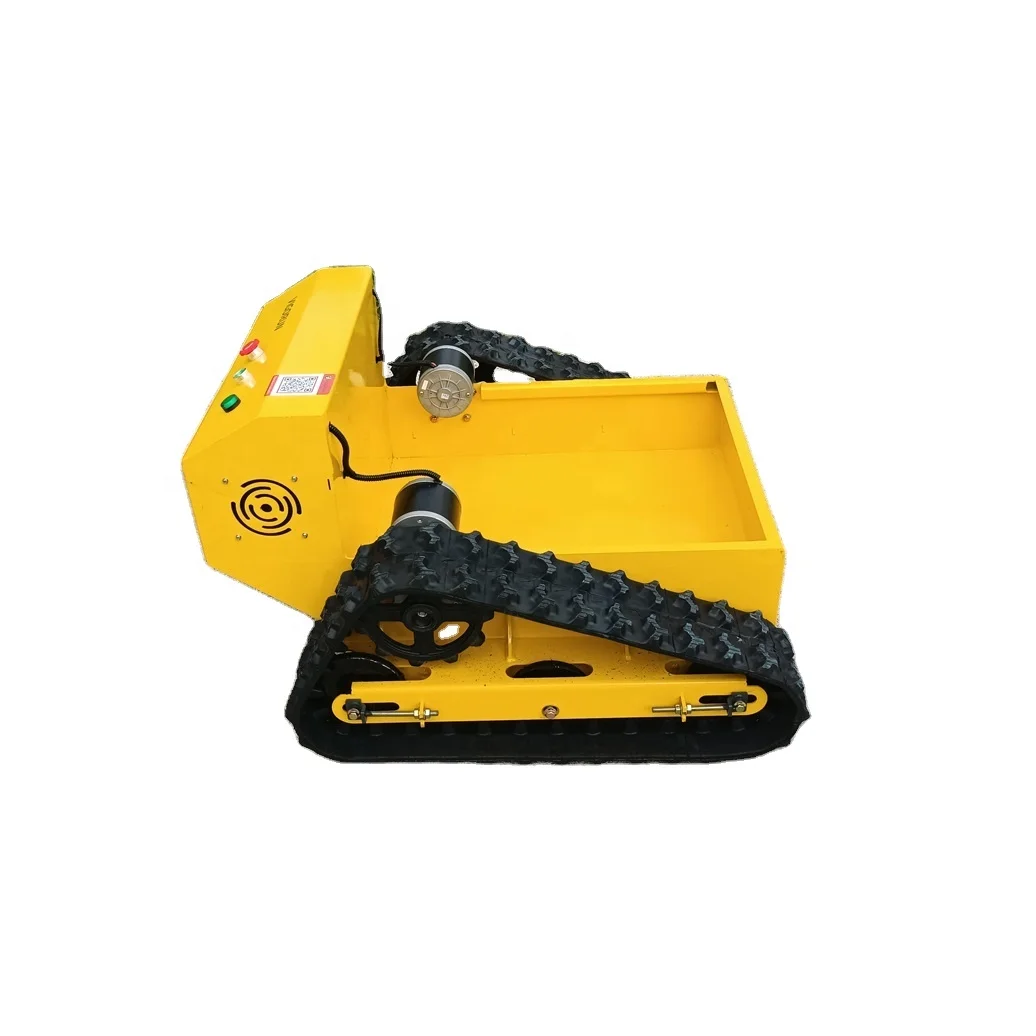 

【Best-selling】DIY Economical High Speed Remote Operated Rubber Track Transport Vehicle