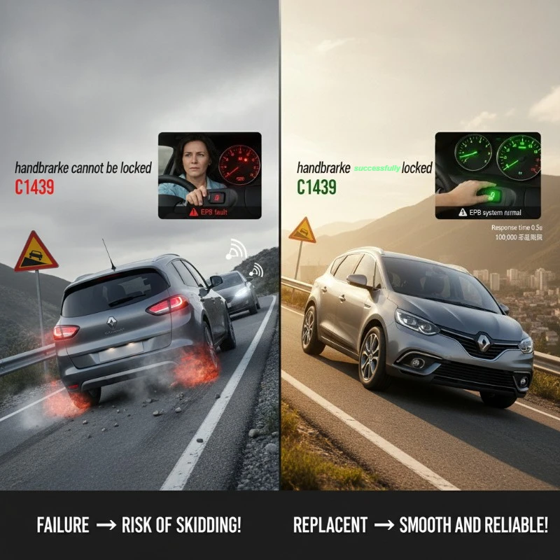 مشغل فرامل الانتظار الإلكتروني وحدة فرملة اليد محرك معزز 17 أسنان لرينو المباشر استبدال عرض خاص S300S350S430 #6