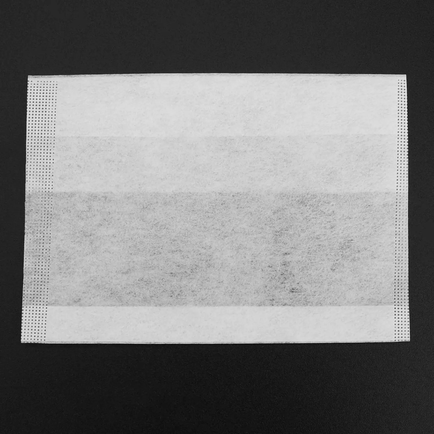 500 PCS/เป็นมิตรกับสิ่งแวดล้อมเส้นใยข้าวโพดธรรมชาติพับถุงชาย่อยสลายได้ชากรองถุงกรองชา 7X10 ซม.