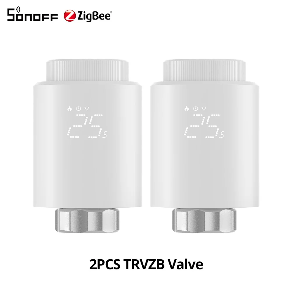 SONOFF TRVZB Zigbee thermostatische radiatorkraan Smart Home Verwarming Froest Protection Afstandsbediening Groepsbediening via eWeLink Alexa