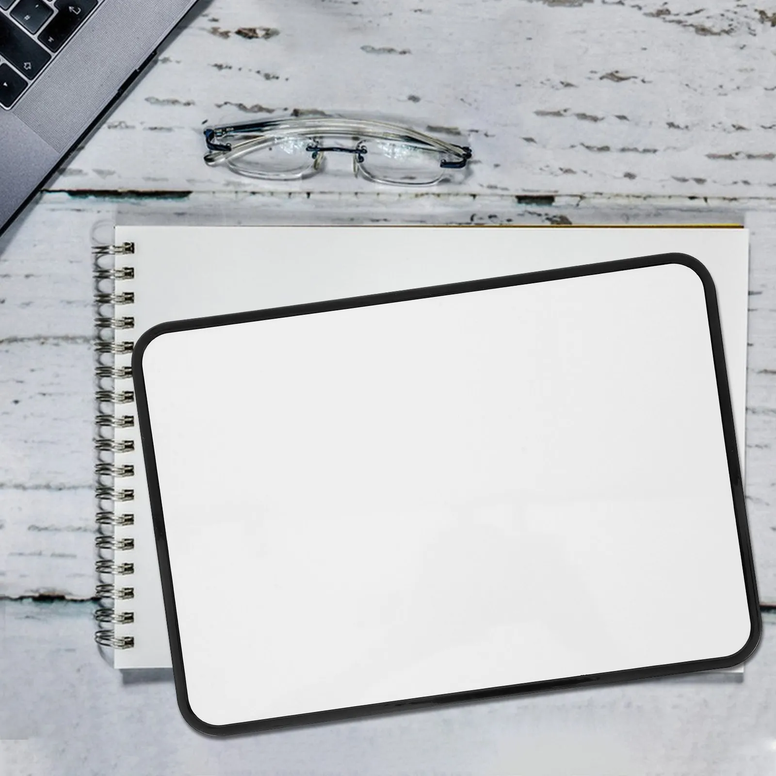 A4 Double-Sided Magnetic Whiteboard Compact Portable Design for Office Home Classroom Notes Messages Teaching Whiteboard Sheet