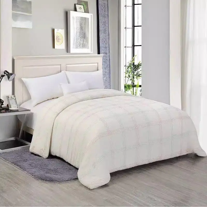 Quilt Cotton Filling Bedding Pad All Seasons Universal Bed Layette Cotton Fiber Durable Comfortable Quilt Insert Polyester Fa...