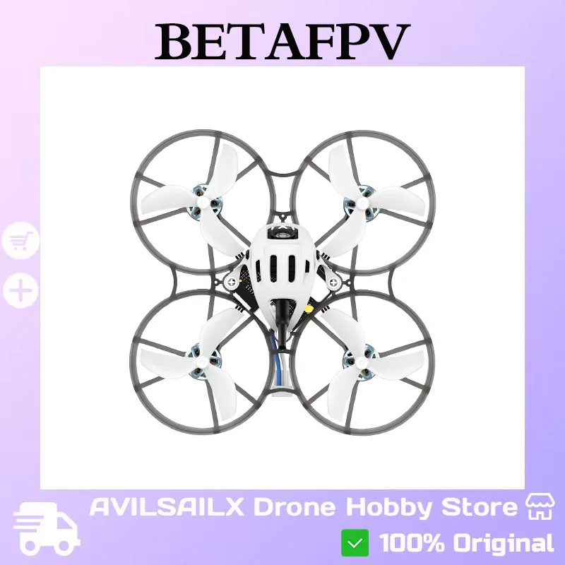 

BETAFPV Meteor75 Pro O4 Бесщеточный Whoop Drone 2025 с Tattu BT2.0 450 мАч 95C Батарея FPV Гоночный квадрокоптер