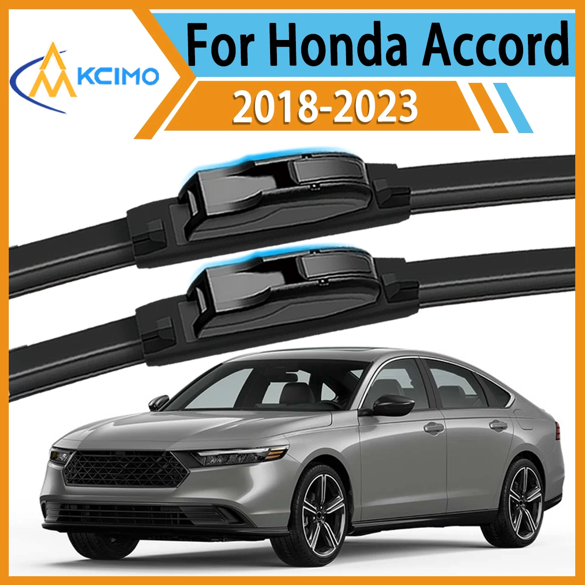 

Smooth & Silent Wiping 2PCS Wiper Blades for Honda Accord 2018 - 2023 All-Weather Performance Clear View Safe Driving