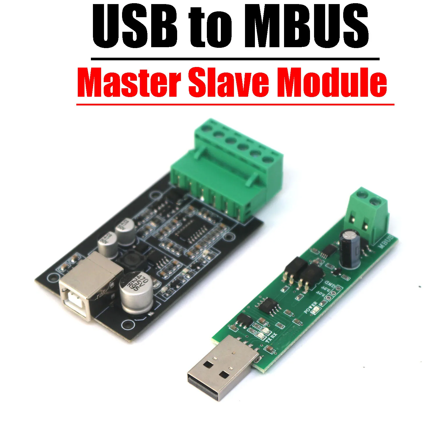 USB To MBUS Master Slave Meter BUS Reading Converter Module DATA Communication Debugging Smart Energy Heat gas Meter