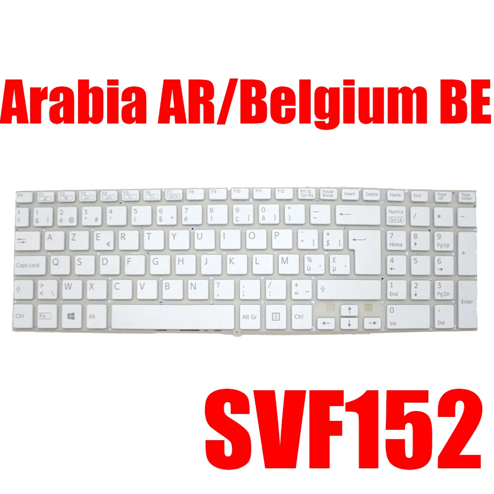 

AR BE Laptop Keyboard For SONY SVF152 141706CS1AR 149240281SA 149241281SA AEHK9Q001303A 149241111BE AEHK9B001203A New